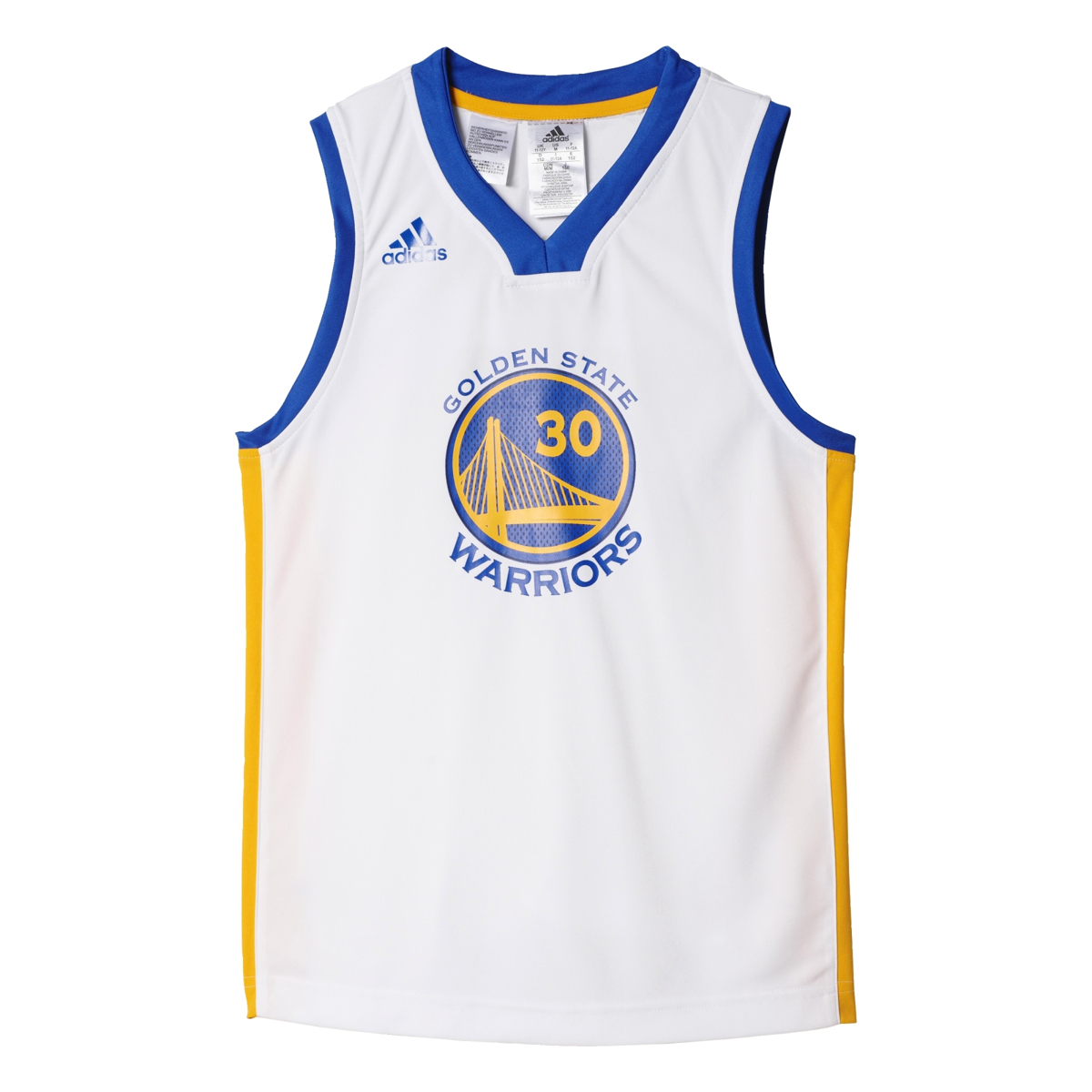 Adidas Golden State Warriors S. Curry Basketball Kids Outfit - Ay1550 