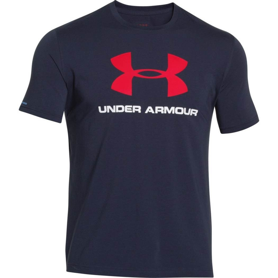 Under Armour Sportstyle Logo TShirt 1257615410 Granatowy