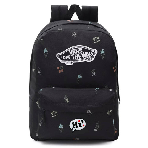 VANS Realm Black Flowers Backpack VN0A3UI6BR81 Custom Hi Accessories Accessories And Basketball Equipment Custom Renovation Custom Sklep koszykarski Basketo.pl