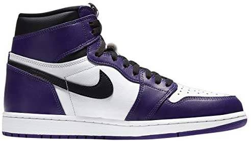 Nike air jordan 1 retro high og court purple  and  white hotsell