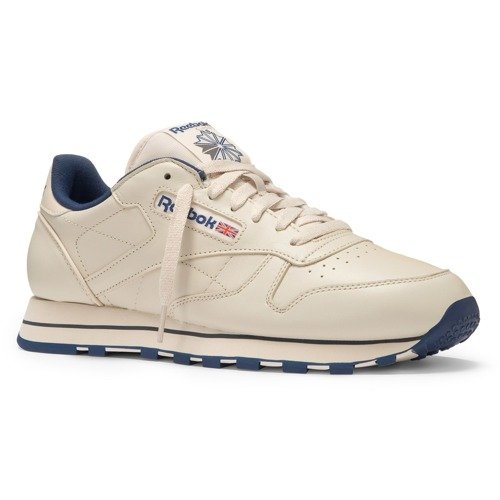 Reebok Classic Leather - 28412 Intense Ecru/Navy | Shoes \ Casual Shoes ...