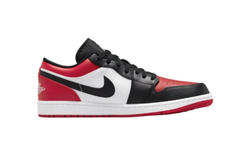 Air Jordan 1 Low Bred Toe - 553558-612