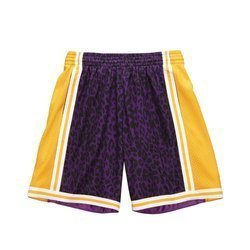 Mitchell & Ness Men's LA Lakers Wild Life Swingman Shorts - SMSHDL19083-LALPURP84