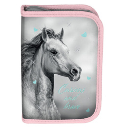 PASO Gray Horse Pencil Case without Equipment - PP23KO-P001BW