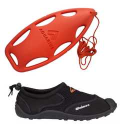 Set rescue buoy Aquarius Aurora Approved by PRS + Wave Rider WAIMEA water shoes