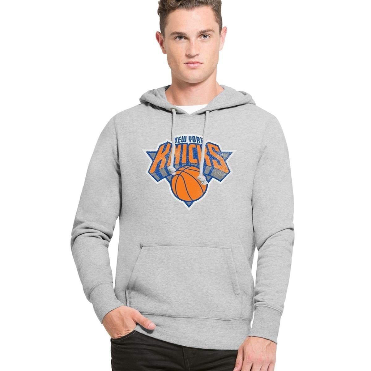 47 Brand NBA New York Knicks Hoodie Full Zip Sweat - 307131 ...