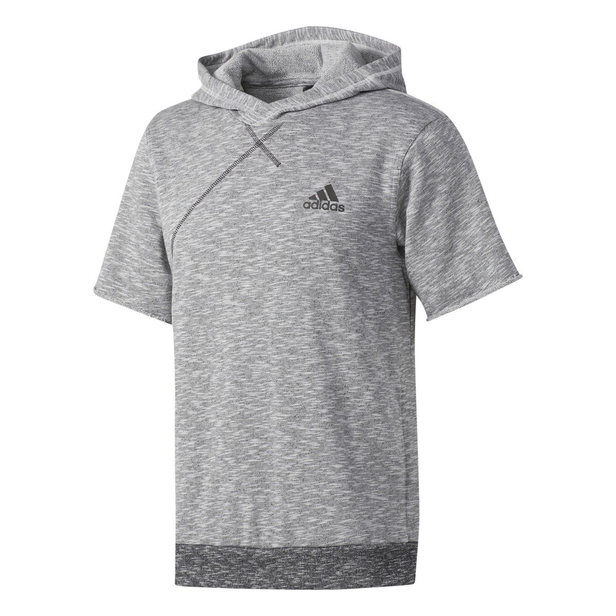 adidas sleeveless zip up hoodie