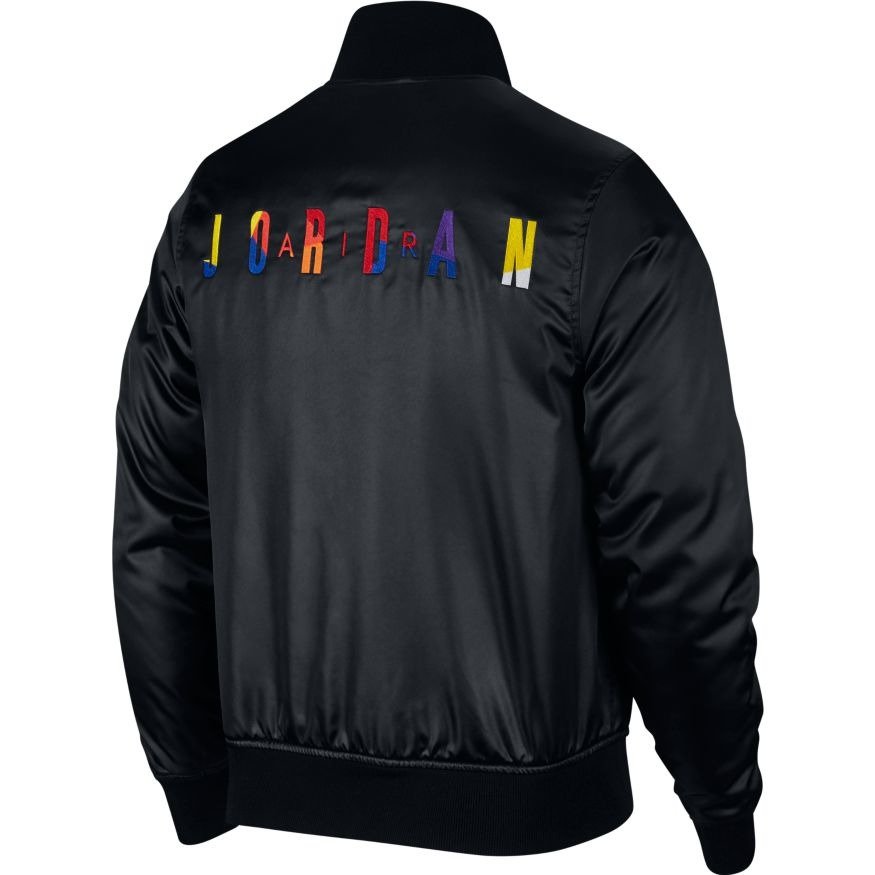 Air Jordan DNA Satin Jacket - AV0112-010 | Clothing \ Casual Wear \ Spring - Autumn Jackets 