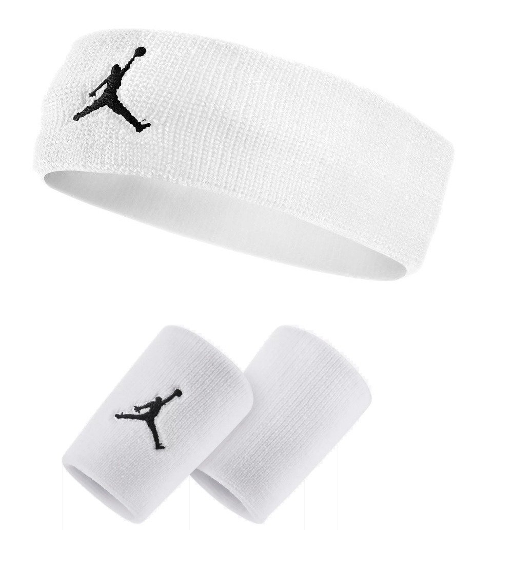 Air Jordan Jumpman Set - Wristbands & Headband White | Accessories ...