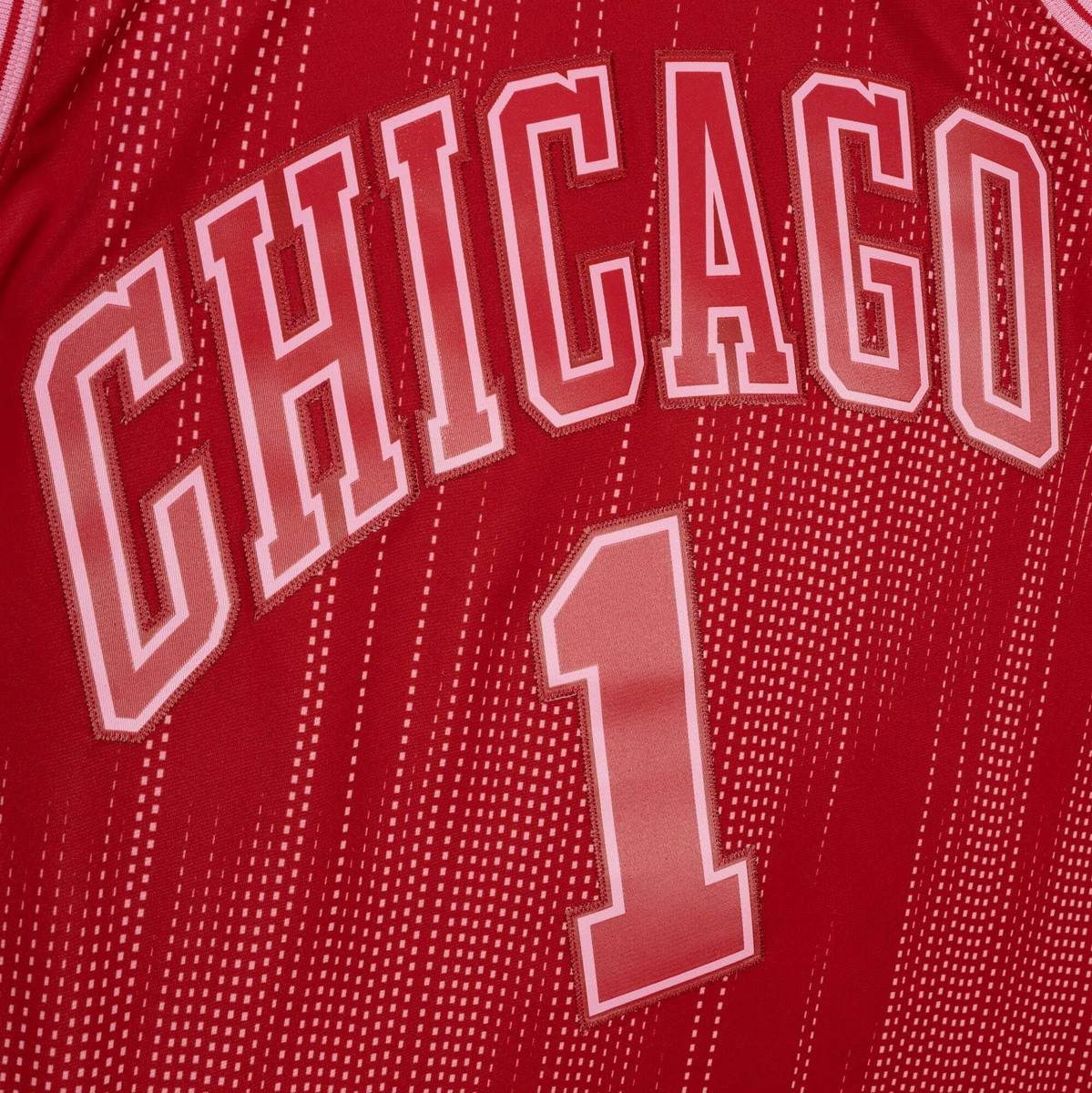 Mitchell & Ness NBA Jersey Swingman Monochrome Chicago Bulls Derrick ...