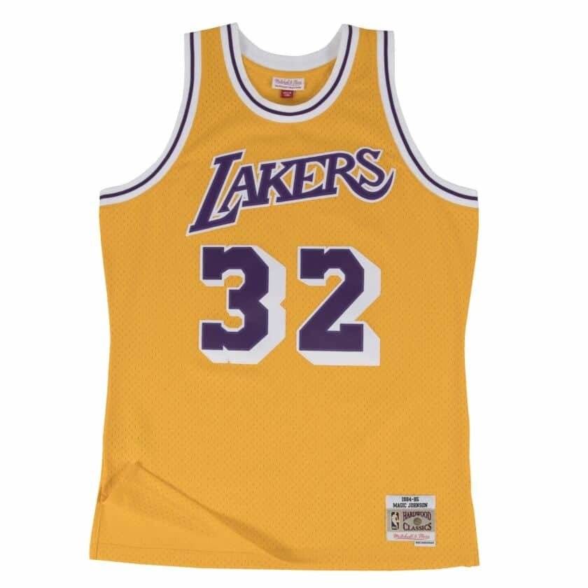 mitchell and ness lakers shirt