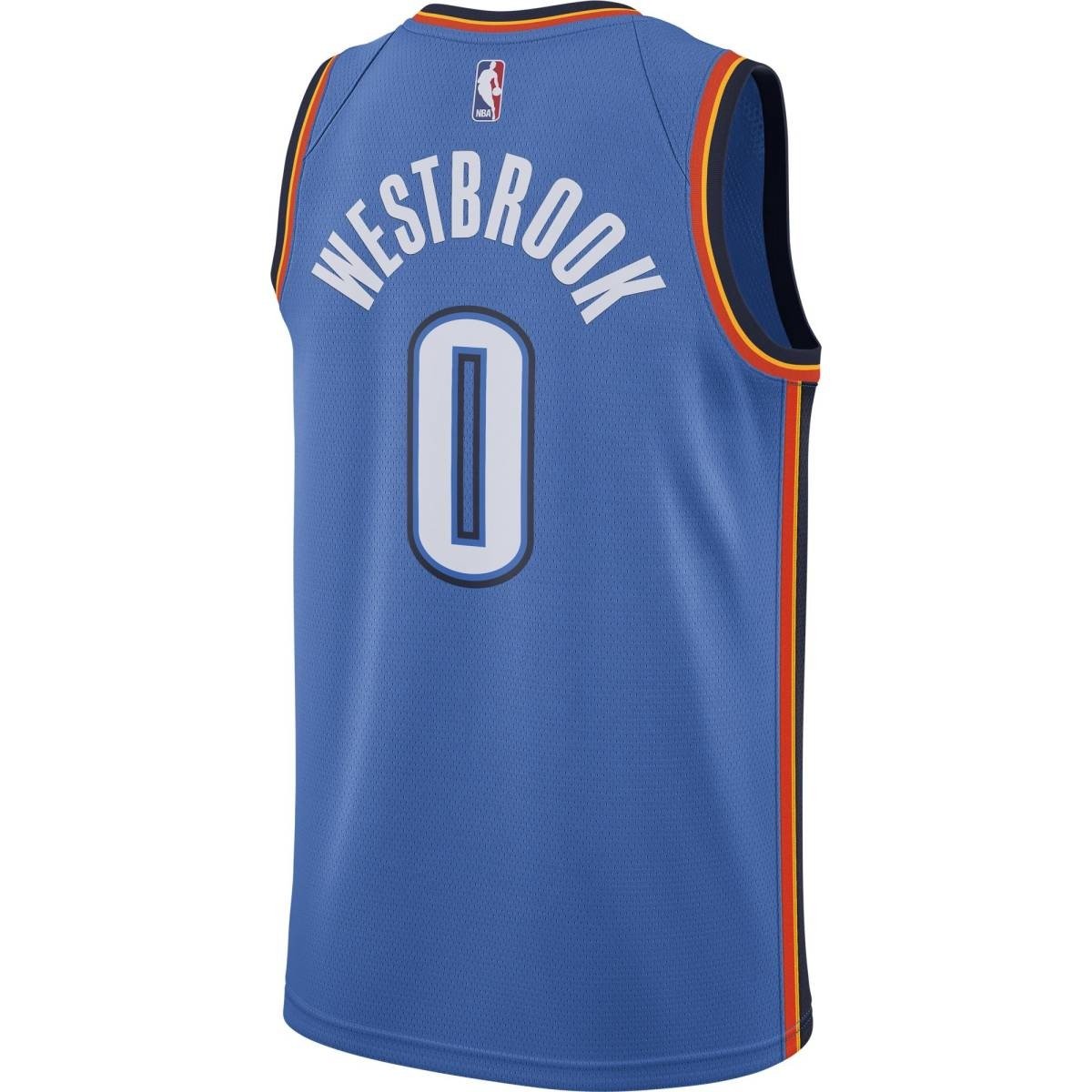 Nike Icon Swingman NBA Russell Westbrook Oklahoma City Thunder Jersey ...