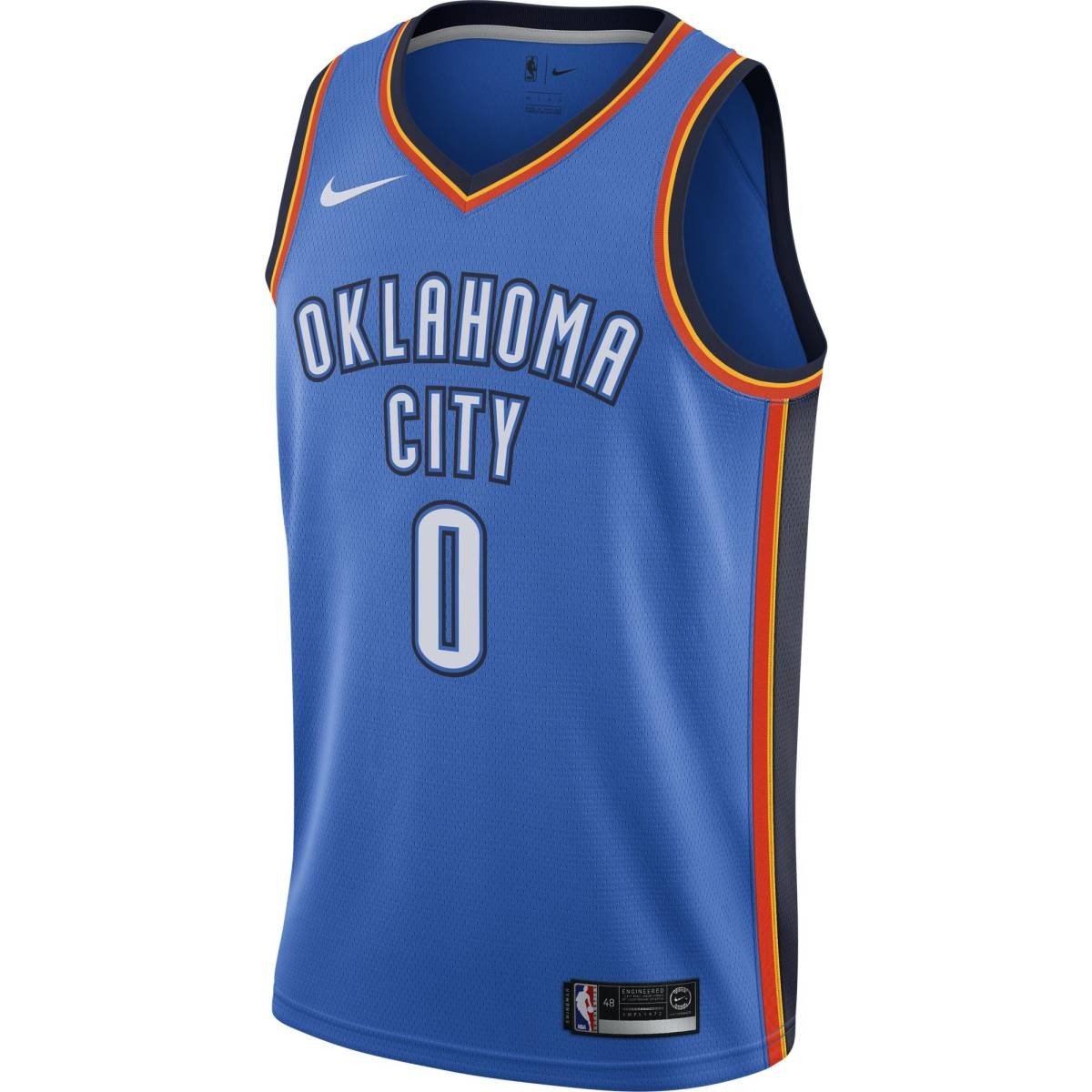 Nike Icon Swingman NBA Russell Westbrook Oklahoma City Thunder Jersey ...