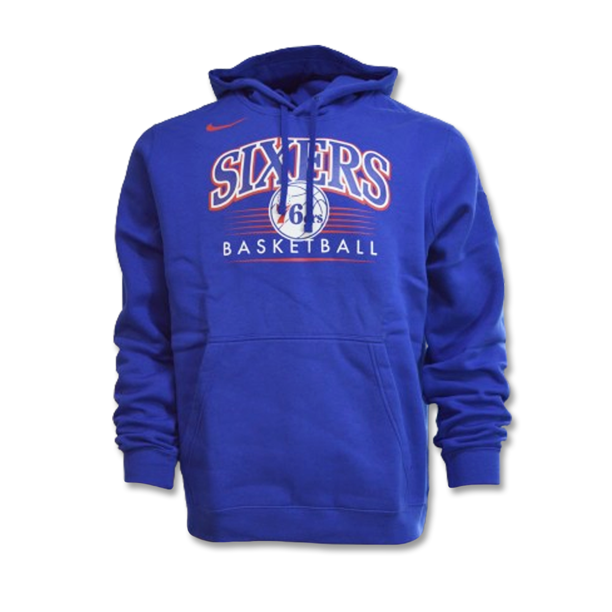 Nike Philadelphia 76ers Club Fleece Crest Hoodie Rush Blue BV0951 495 Clothing Casual Wear Hoodies Sklep koszykarski Basketo.pl