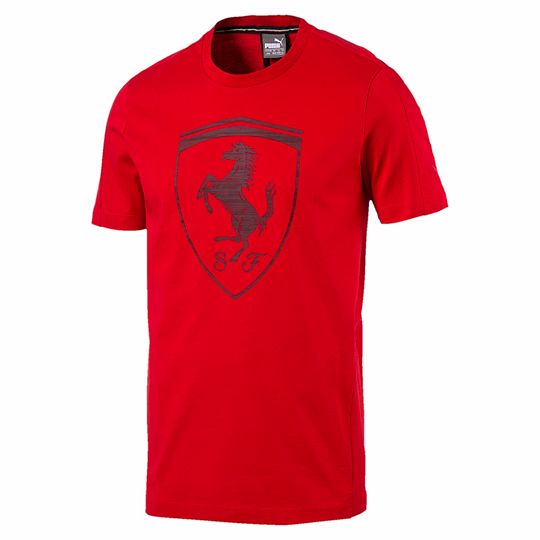 Puma Ferrari Shield T-Shirt - 572805-02 | Clothing ...