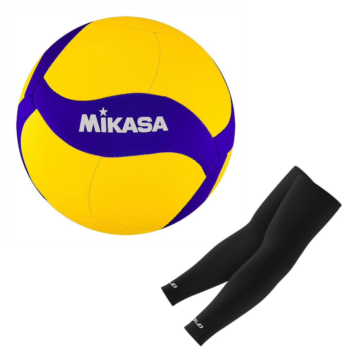 Set Mikasa V200W FIVB Volleyball Matchball + COLO volleyball arm