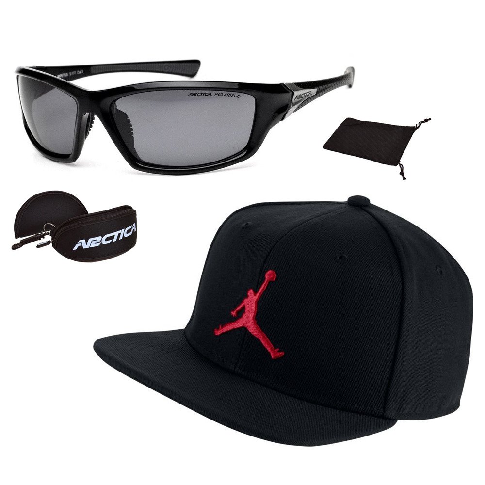 sunglasses and baseball cap