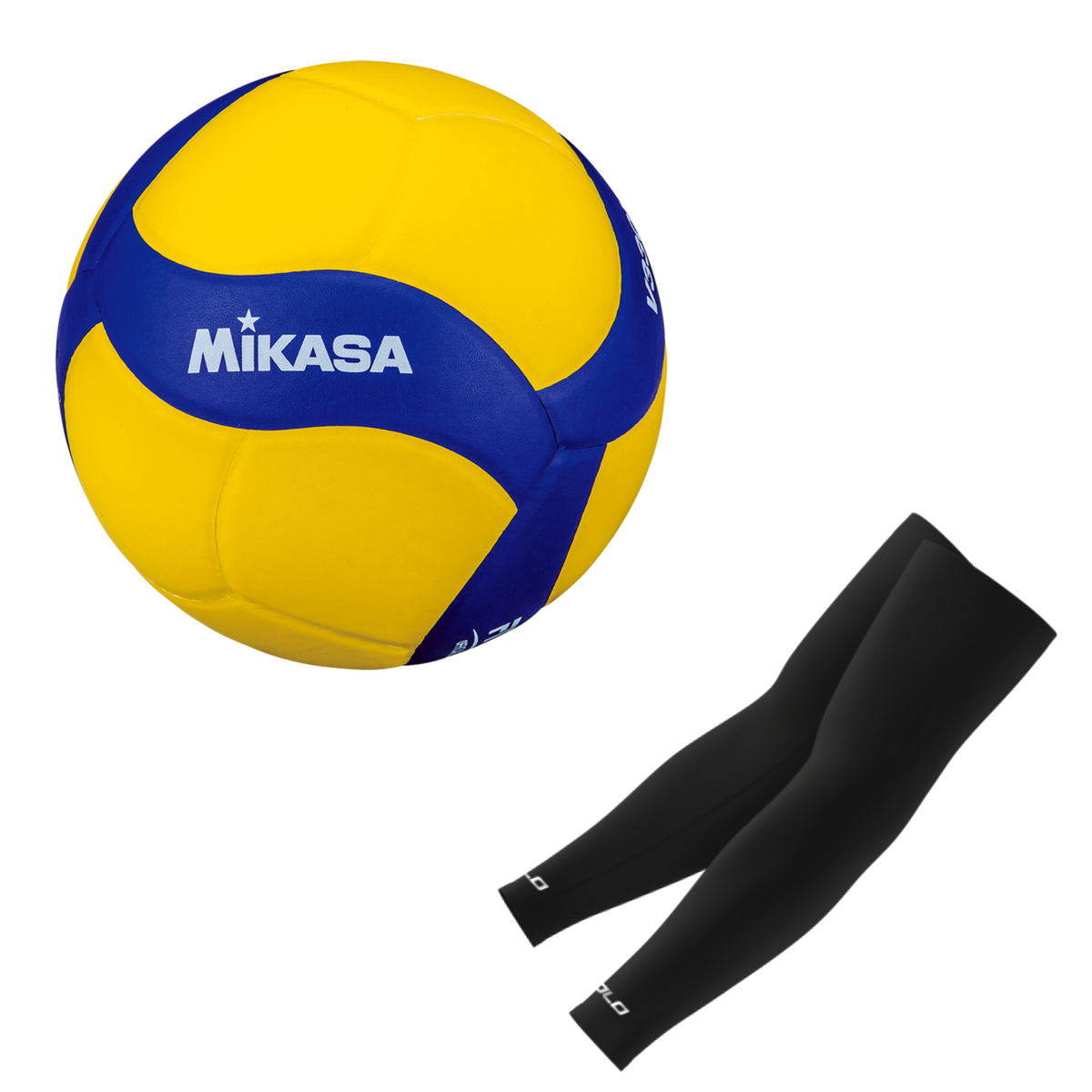 Set training ball Mikasa Volleyball size 5 V330W + COLO volleyball