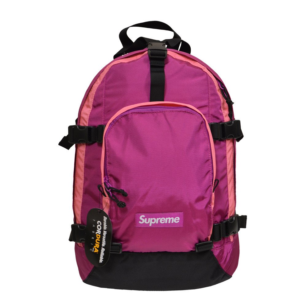 supreme magenta backpack