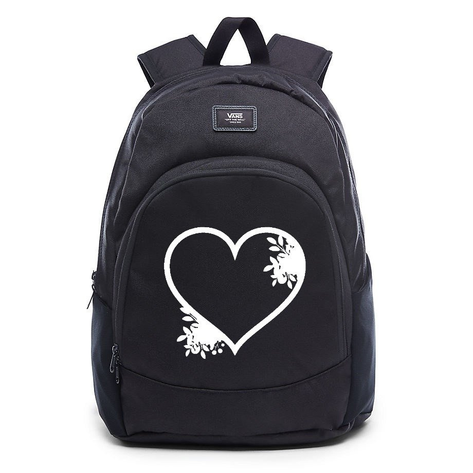 VANS Van Doren Original Backpack Custom Heart VN0A36OSBLK 000