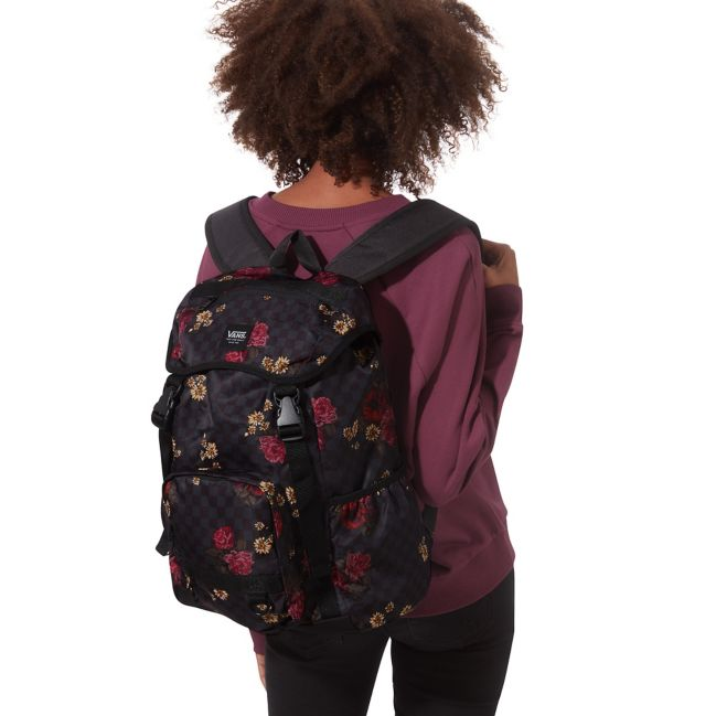 Vans botanical shop check backpack