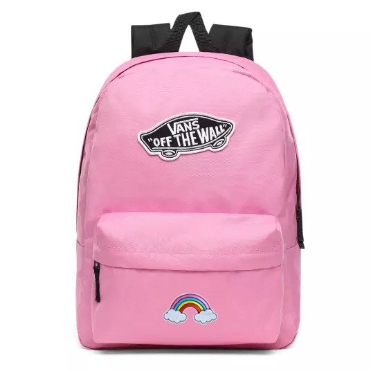 vans rainbow checkerboard backpack