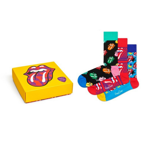 Happy Socks x Rolling Stones Giftbox 3-pack - XRLS08-0100