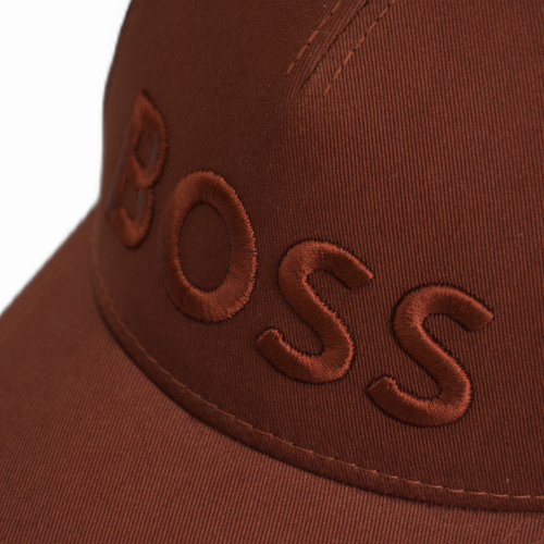 Hugo Boss Medium Brown Sevile Logo Baseball Cap - 50483178-211