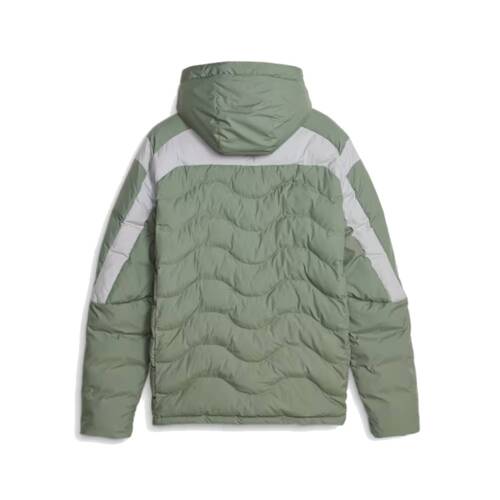 Kurtka zimowa męska Puma Mercedes-AMG PETRONAS MT7 Ecolite Men's Padded Jacket Eucaliptus - 621146-07