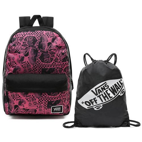 Lady Vans Realm Classic Backpack - VN0A3UI7TV0 + Benched Bag