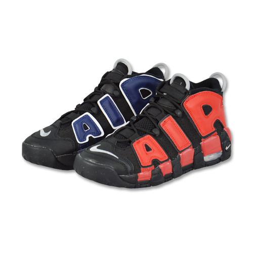 Men's Nike Air More Uptempo Black Red Navy Sports Shoes - DM0017-001