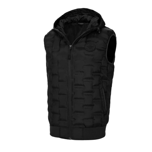 Men's sport vest black Pit Bull Eclipse Hooded - 5240129