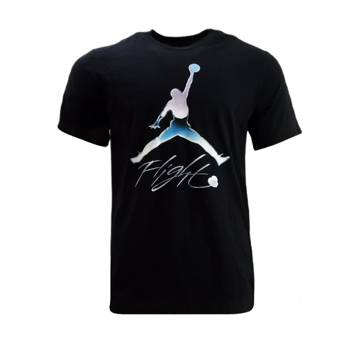 Men's sports T-shirt Air Jordan Graphic Crew Flight Tee Black - DV8414-010