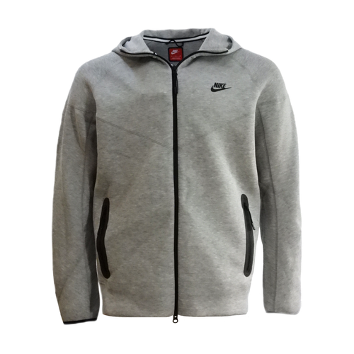 Men's sports hoodie Nike Sportswear Tech Fleece Windrunner Zipped Gray - FB7921-063