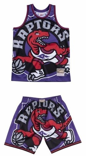 Mitchell & Ness NBA Big Face Toronto Raptors Jersey + Shorts