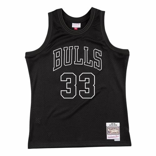 Mitchell & Ness White Logo Swingman NBA Chicago Bulls Scottie Pippen - SMJYLF19014-CBUBLCK97SPI