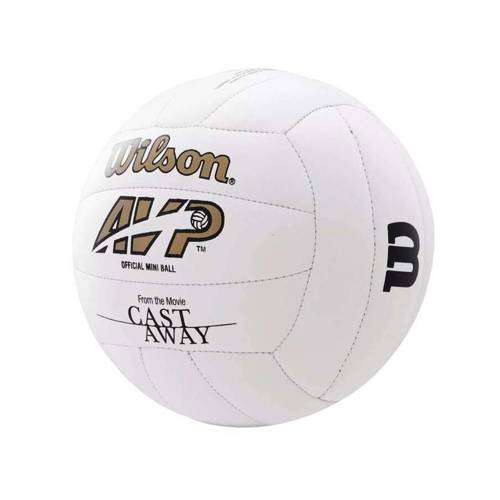 Mr Wilson Cast Away Mini Volleyball - WTH4115XDEF + Pump