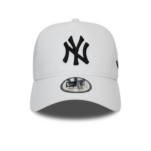 New Era 9FORTY MLB New York Yankees White A-Frame Trucker Cap - 12285467