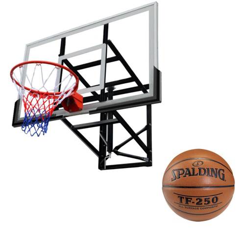 Portable Basketball MASTER - MASSPSB-15 + Ball Spalding