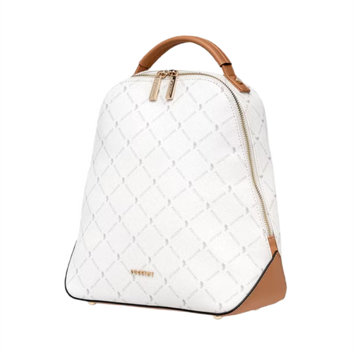 Puccini Monogram Collection Backpack White - BLXP0011P-0