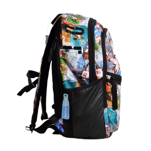 Sports backpack Air Jordan Jam Air Patrol Backpack for school universal multicolored - MA0924-K5T