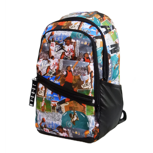 Sports backpack Air Jordan Jam Air Patrol Backpack for school universal multicolored - MA0924-K5T