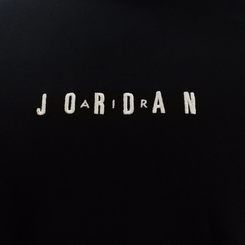 T-shirt Air Jordan Embroidered Air Crew Black - DM3182-010