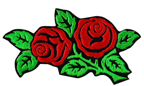 Thermal Patch Red Roses