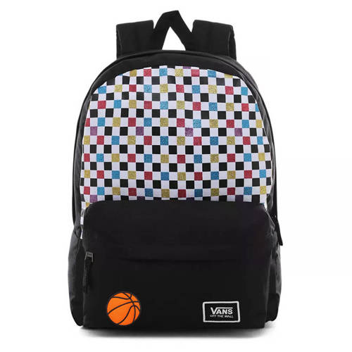 Vans Glitter Check Realm Backpack - VN0A48HGUX9 Custom basketball 