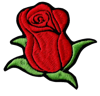 Red Rose Patch