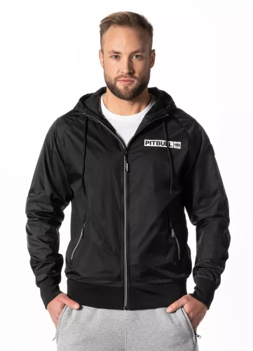 Pit Bull West Coast Athletic Logo Men's Spring Jacket Black Transitional - 52300190000