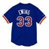 Mitchell & Ness NBA New York Knicks Patrick Ewing Name & Number Mesh Crewneck - NNMPMG18062-NYKROYA96PEW
