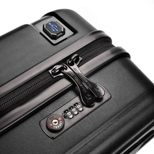 SwissBags Travel Suitcase Tourist 55cm Black