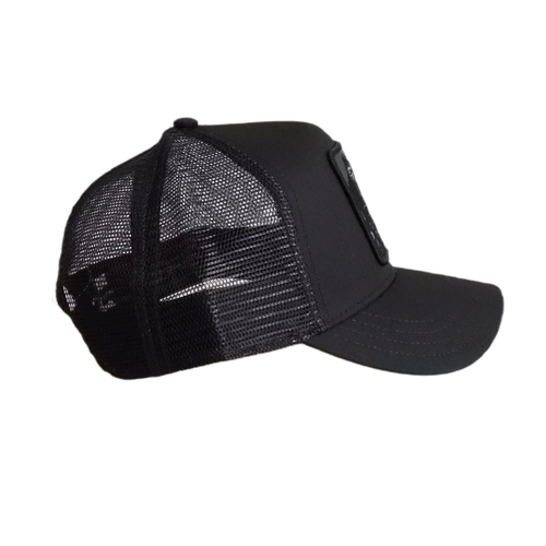 Goorin Bros. The Panther Full Black Trucker Cap - 101-1663-BLK